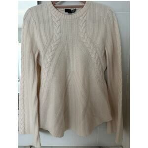 Aqua 100 % cashmere light pink sweater